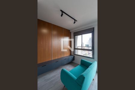 Sala de estar de apartamento para alugar com 1 quarto, 37m² em Santo Amaro, São Paulo