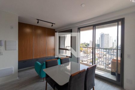 Sala de jantar de apartamento para alugar com 1 quarto, 37m² em Santo Amaro, São Paulo