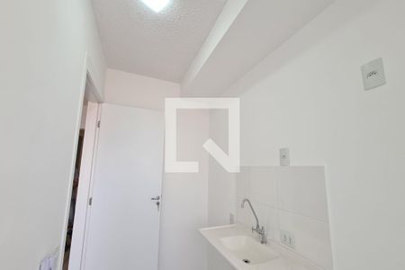 Cozinha de kitnet/studio para alugar com 1 quarto, 28m² em Jardim Independência, São Paulo