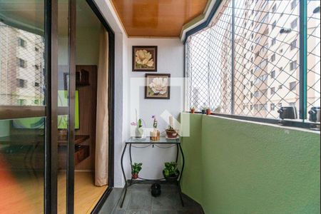 Varanda da Sala de apartamento à venda com 3 quartos, 78m² em Vila Apiai, Santo André