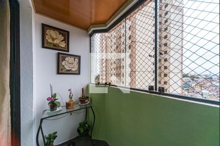 Varanda da Sala de apartamento à venda com 3 quartos, 78m² em Vila Apiai, Santo André