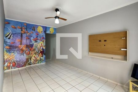 Sala de apartamento para alugar com 1 quarto, 55m² em Vila Tupi, Praia Grande