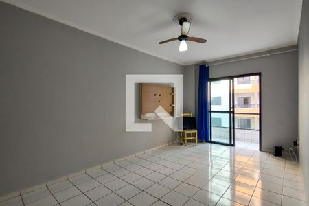 Sala de apartamento para alugar com 1 quarto, 55m² em Vila Tupi, Praia Grande