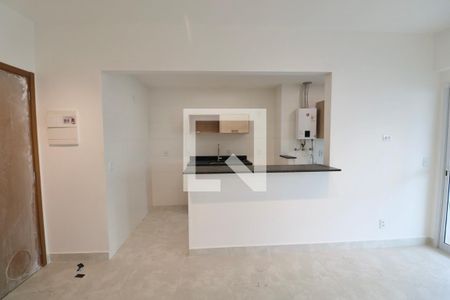 Sala de apartamento para alugar com 2 quartos, 66m² em Vila Alzira, Guarujá