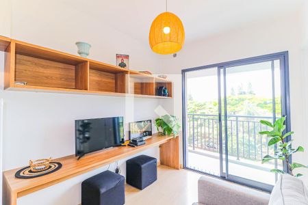 Sala de apartamento à venda com 1 quarto, 33m² em Santo Amaro, São Paulo