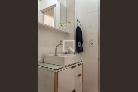 Banheiro de apartamento à venda com 1 quarto, 35m² em Taboão, São Bernardo do Campo