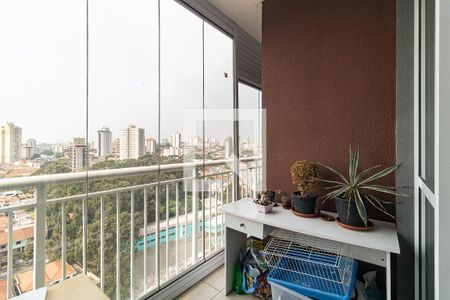 Varanda da Sala de apartamento para alugar com 2 quartos, 55m² em Vila Dom Pedro I, São Paulo