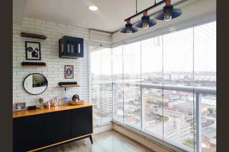 Varanda Gourmet de apartamento à venda com 2 quartos, 64m² em Centro, São Caetano do Sul