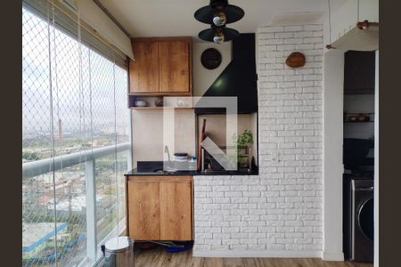 Varanda Gourmet de apartamento à venda com 2 quartos, 64m² em Centro, São Caetano do Sul