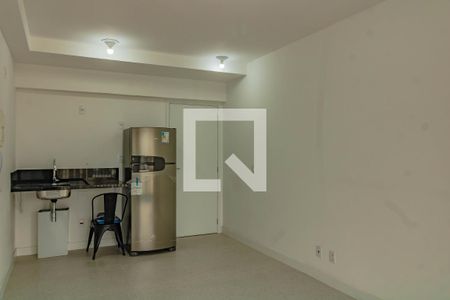 Sala/cozinha  de apartamento para alugar com 1 quarto, 35m² em Vila Guarani, São Paulo