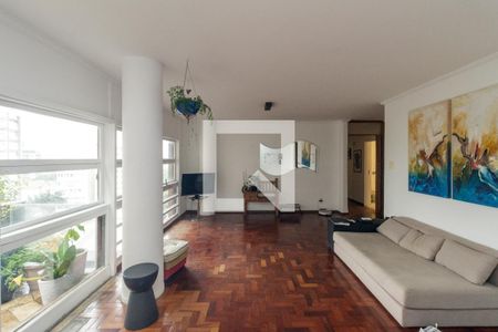 Sala de apartamento para alugar com 3 quartos, 178m² em Higienópolis, São Paulo