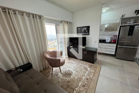 Sala de apartamento para alugar com 1 quarto, 50m² em Jardim Sumare, Ribeirão Preto