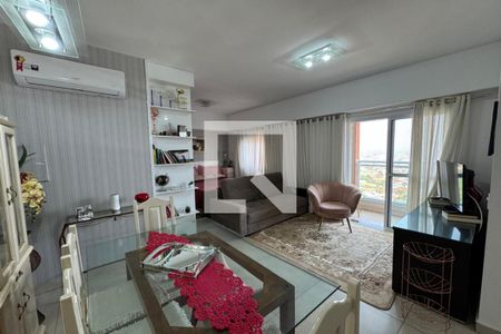 Sala de apartamento para alugar com 1 quarto, 50m² em Jardim Sumare, Ribeirão Preto