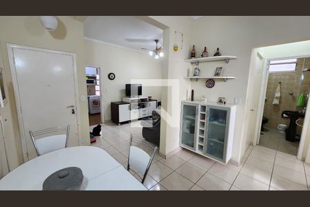 Sala de Jantar de apartamento para alugar com 2 quartos, 80m² em Gonzaga, Santos