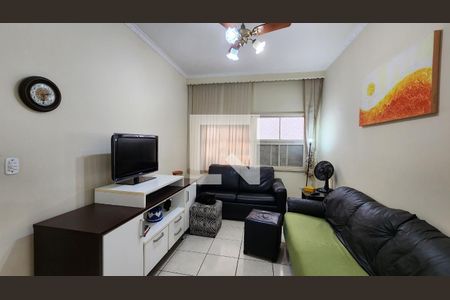 Sala de apartamento para alugar com 2 quartos, 80m² em Gonzaga, Santos