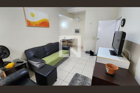 Sala de apartamento para alugar com 2 quartos, 80m² em Gonzaga, Santos