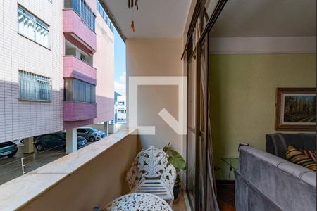 Varanda da Sala de apartamento à venda com 4 quartos, 120m² em Buritis, Belo Horizonte