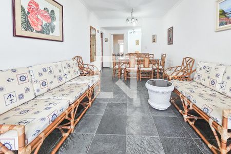 Sala de apartamento para alugar com 3 quartos, 96m² em Jardim Tejereba, Guarujá