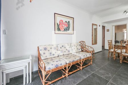 Sala de apartamento para alugar com 3 quartos, 96m² em Jardim Tejereba, Guarujá