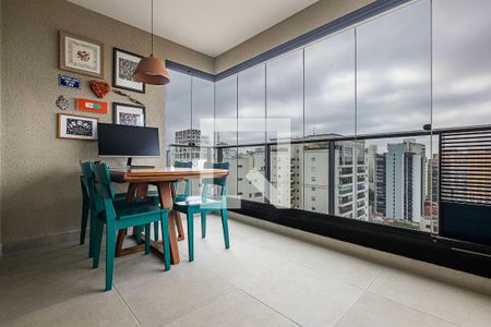 Sala/Cozinha - Varanda de apartamento à venda com 1 quarto, 73m² em Cerqueira César, São Paulo