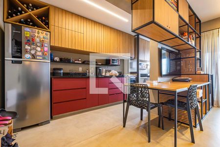 Sala/Cozinha de apartamento à venda com 1 quarto, 73m² em Cerqueira César, São Paulo