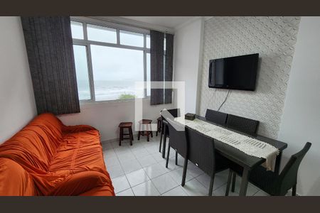 Sala de apartamento para alugar com 1 quarto, 64m² em José Menino, Santos