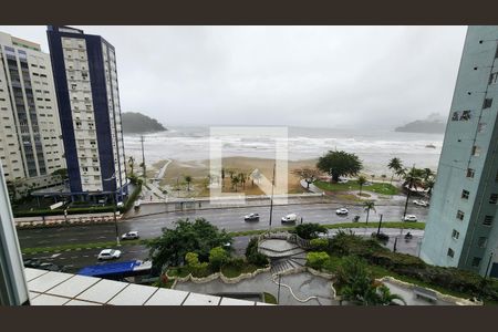 Vista da Sala de apartamento para alugar com 1 quarto, 64m² em José Menino, Santos