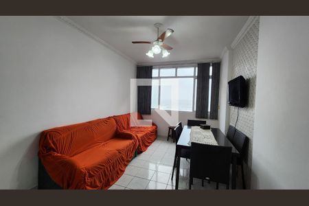 Sala de apartamento para alugar com 1 quarto, 64m² em José Menino, Santos