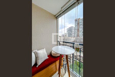 Varanda da Sala de kitnet/studio para alugar com 1 quarto, 32m² em Vila Mariana, São Paulo