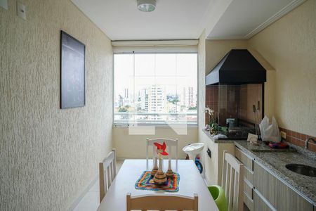 Varanda gourmet de apartamento à venda com 3 quartos, 108m² em Santa Paula, São Caetano do Sul