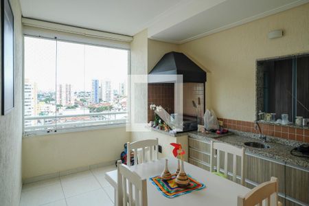 Varanda gourmet de apartamento à venda com 3 quartos, 108m² em Santa Paula, São Caetano do Sul