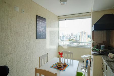 Varanda gourmet de apartamento à venda com 3 quartos, 108m² em Santa Paula, São Caetano do Sul