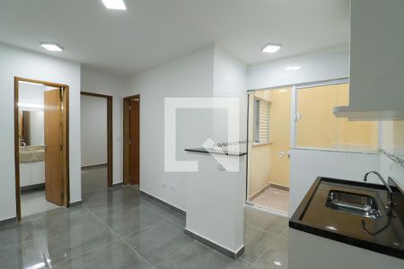 Sala/Cozinha/Área de Serviço de apartamento à venda com 2 quartos, 38m² em Parada Inglesa, São Paulo