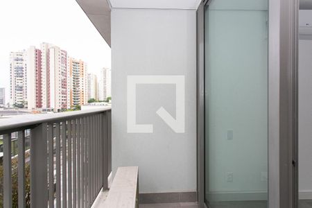 Varanda de kitnet/studio para alugar com 1 quarto, 24m² em Vila Gomes Cardim, São Paulo