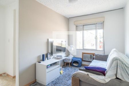 Sala de apartamento para alugar com 1 quarto, 45m² em Vila Nova, Porto Alegre