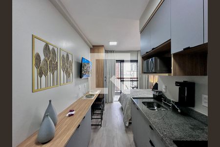 Studio de kitnet/studio para alugar com 0 quarto, 26m² em Brooklin Paulista, São Paulo