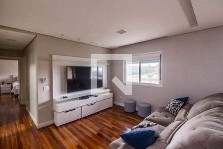 Sala de TV de apartamento à venda com 2 quartos, 133m² em Tamboré, Santana de Parnaíba