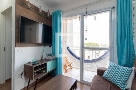 Sala de Estar de apartamento à venda com 2 quartos, 48m² em Vila Nova Cachoeirinha, São Paulo