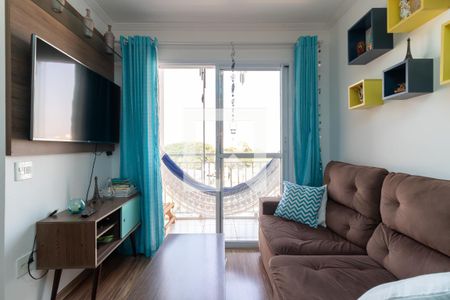 Sala de Estar de apartamento à venda com 2 quartos, 48m² em Vila Nova Cachoeirinha, São Paulo