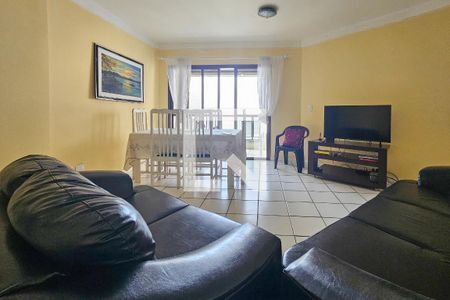 Sala de apartamento para alugar com 2 quartos, 90m² em Tombo, Guarujá