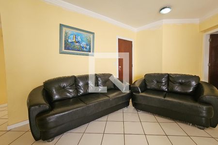 Sala de apartamento para alugar com 2 quartos, 90m² em Tombo, Guarujá