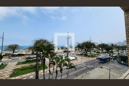 Vista da Sala de apartamento para alugar com 2 quartos, 71m² em Boqueirão, Santos