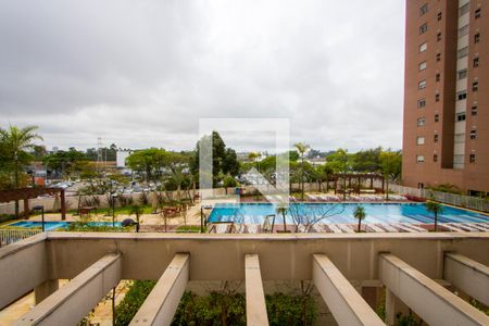 Vista da varanda de apartamento à venda com 2 quartos, 86m² em Vila Homero Thon, Santo André