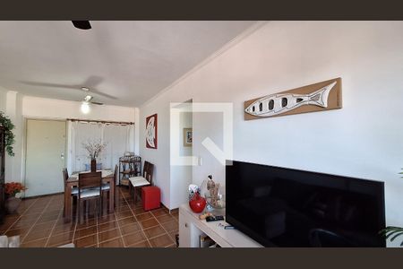 Sala de apartamento para alugar com 2 quartos, 80m² em Canto do Forte, Praia Grande