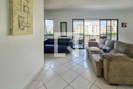 Sala de apartamento para alugar com 4 quartos, 210m² em Vila Julia, Guarujá