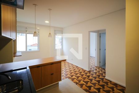 Sala e Cozinha de casa para alugar com 2 quartos, 55m² em Aclimação, São Paulo