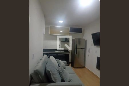 Sala/Cozinha de apartamento à venda com 2 quartos, 49m² em Jardim Itacolomi, São Paulo