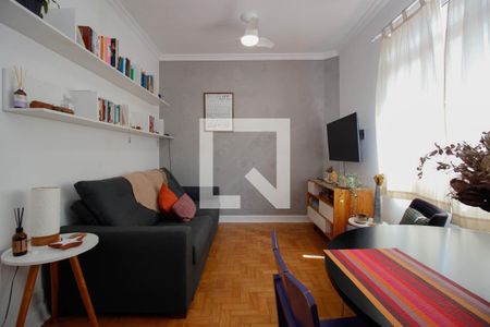 Sala de apartamento à venda com 1 quarto, 56m² em Pinheiros, São Paulo