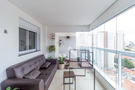 Varanda de apartamento à venda com 3 quartos, 90m² em Vila Gomes Cardim, São Paulo