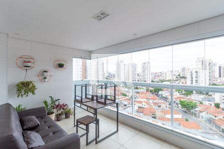 Varanda de apartamento à venda com 3 quartos, 90m² em Vila Gomes Cardim, São Paulo